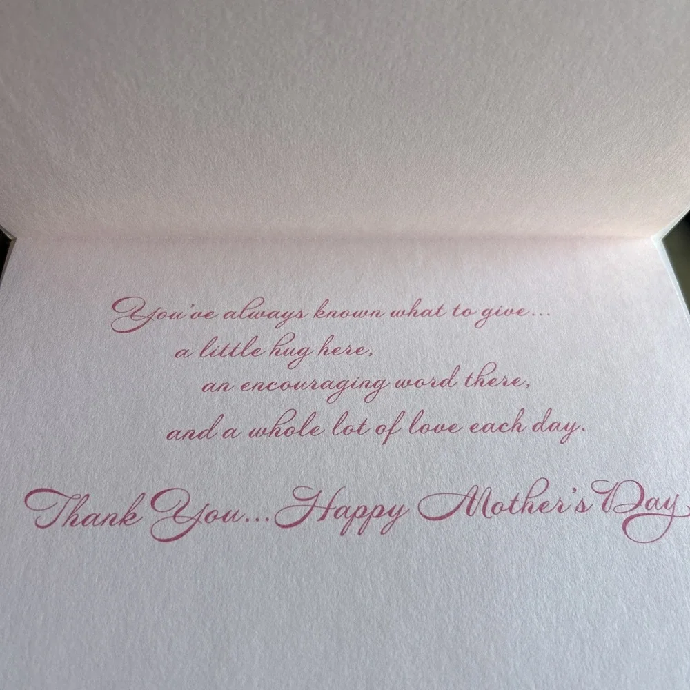 Happy Mother's Day Grandmother Greeting Card & Envelope‎ Floral Cottage Core